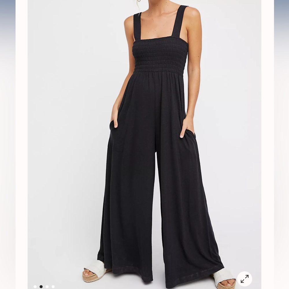 Free People Black Jumpsuit